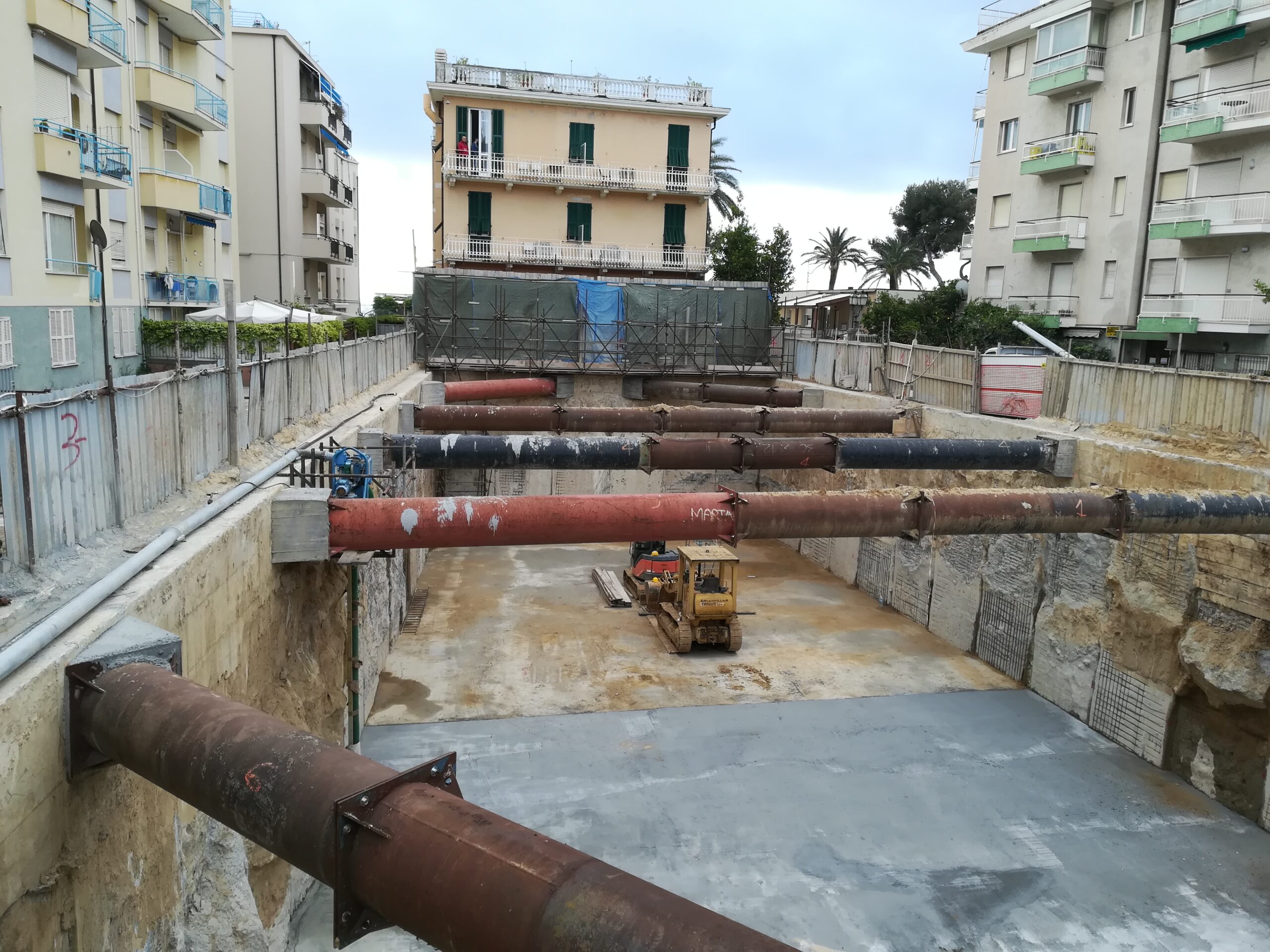 Impianto drenaggio nuovo complesso residenziale Alassio_3
