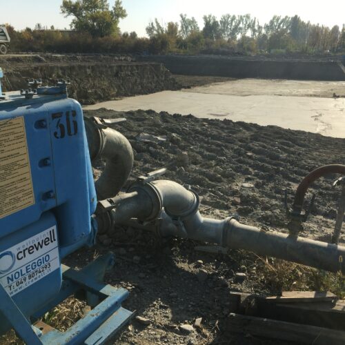 Impianto wellpoint drenaggio Conad_Correggio
